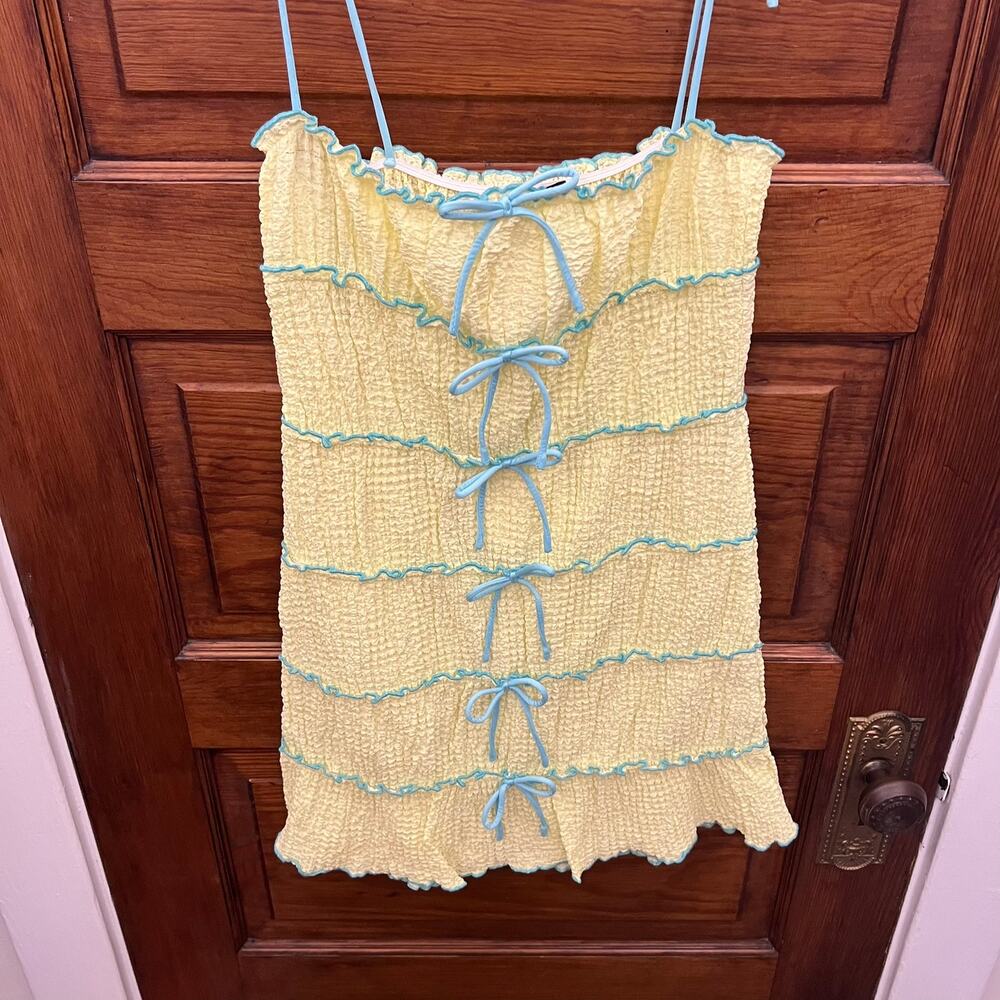 Majorelle Mathilda mini dress in Lemon Yellow NWT's sz XS Women's $188 - Picture 4 of 11